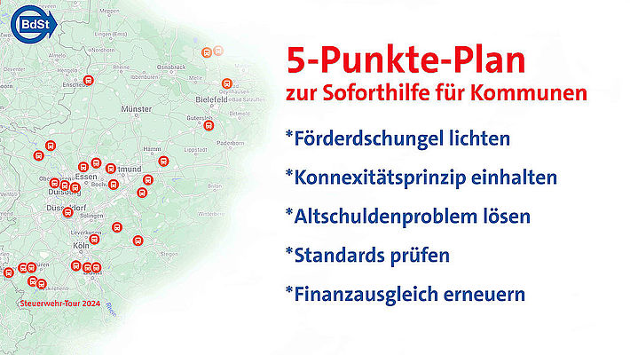 5-Punkte-Plan zur Soforthilfe für Kommunen 