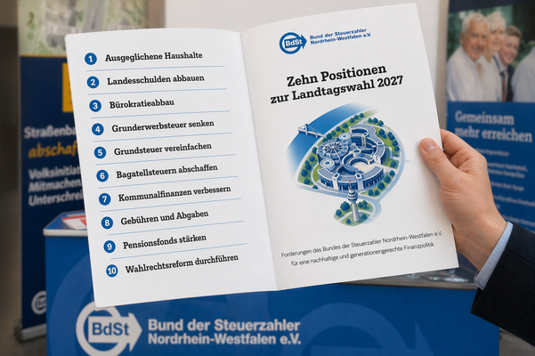 BdSt NRW fordert Kurswechsel: 10 Positionen zur Landtagswahl 2027