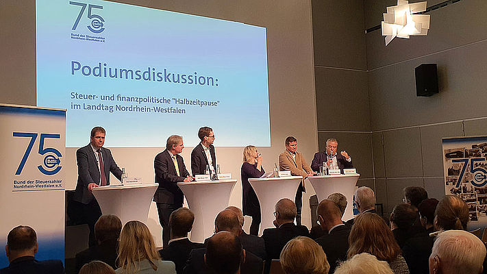 BdSt-Jubiläumsfeier mit Podiumsdiskussion zur Halbzeit im Landtag