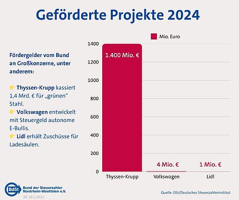 48,7 Mrd. Euro Subventionen – Großunternehmen kassieren kräftig