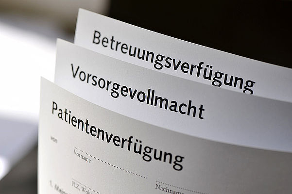 Ab 18: Vorsorgevollmacht und Patientenverfügung