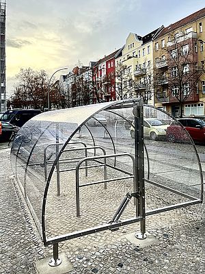 Neue Fahrradboxen für Berlin