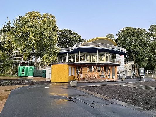 Das Parkcafé in Köln wird aufwändig renoviert Das Parkcafé in Köln wird aufwändig renoviert