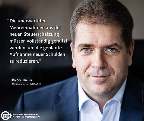 Unerwarteten Mehreinnahmen zum Schuldenabbau nutzen