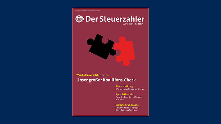 DER STEUERZAHLER Mai 2025 DER STEUERZAHLER Mai 2025