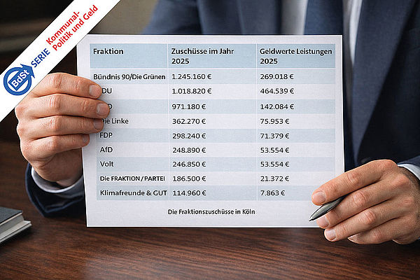 Teil 2: Die Fraktionszuschüsse