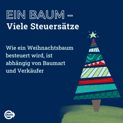 O Tannenbaum, o Tannenbaum… Bund der Steuerzahler e.V.