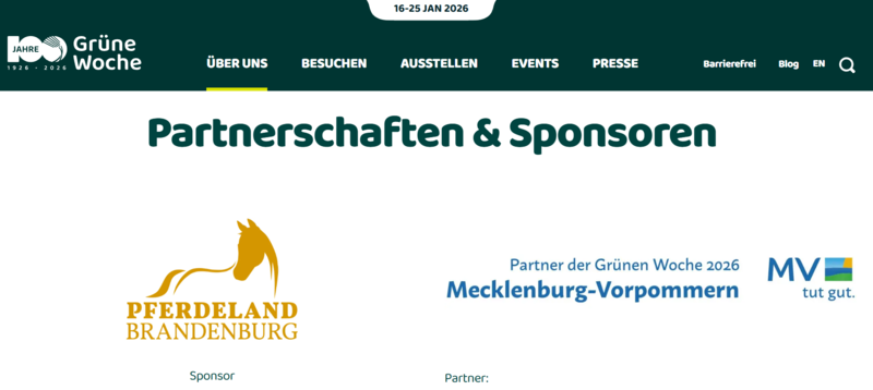 Grüne Woche: Landesregierung hat ein Transparenzproblem