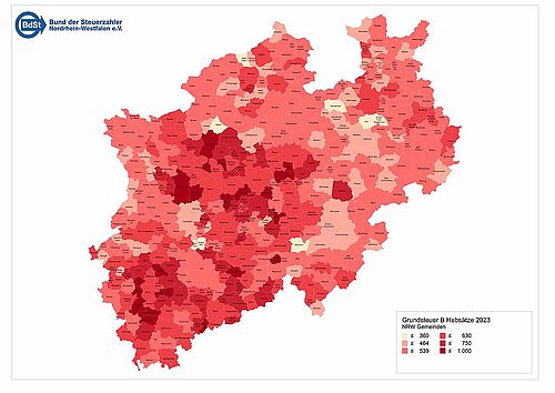 Grundsteuer B In NRW: Hebesätze, Entwicklung, Reform | Bund Der ...