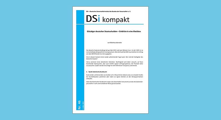 DSi kompakt Nr. 46 - Gläubiger deutscher Staatsschulden – Einblicke in eine Blackbox