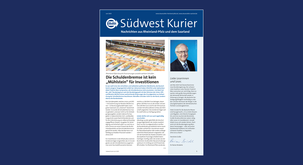 Landesbeilage Rheinland-Pfalz/Saarland Juni 2025
