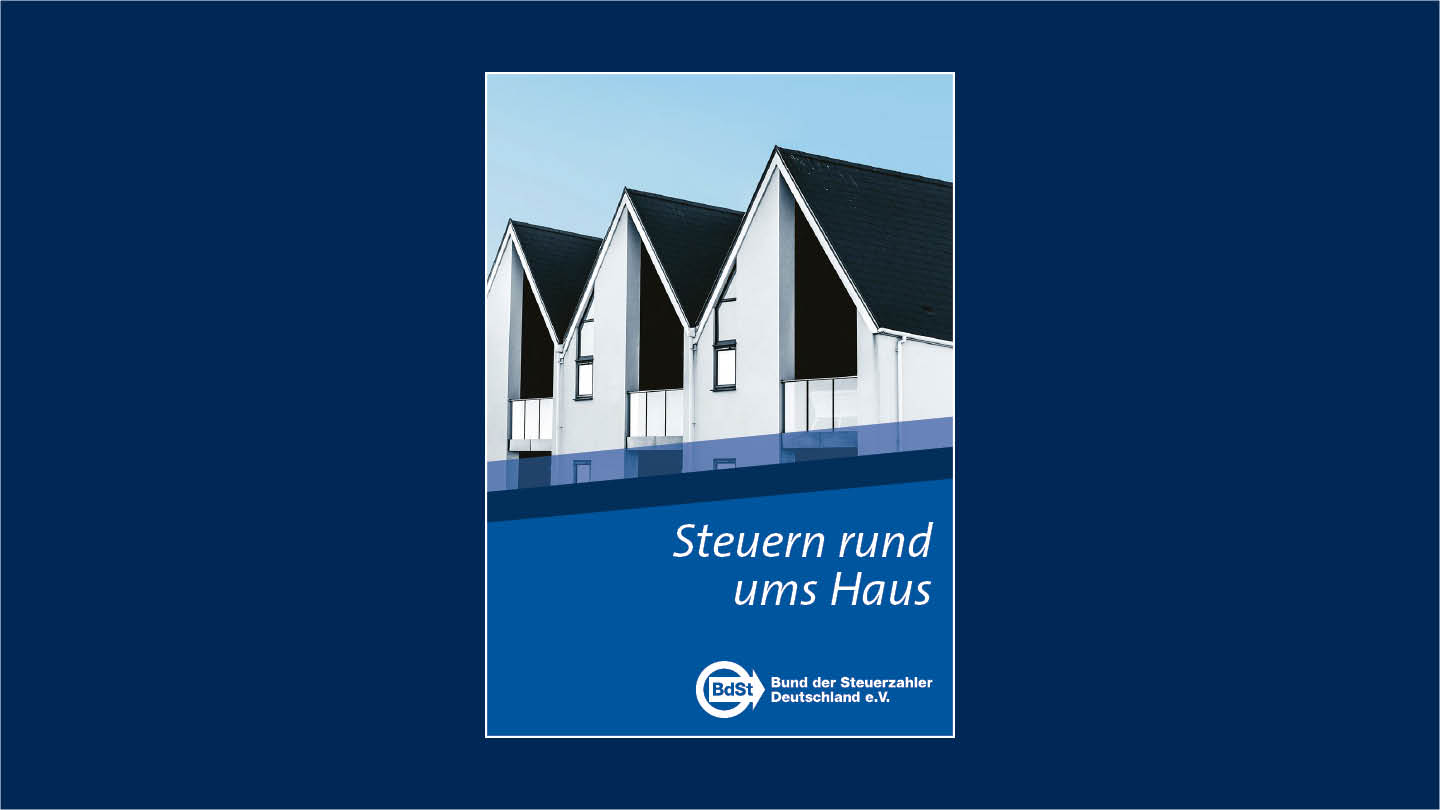 Cover BdSt-Broschüre Steuern rund ums Haus