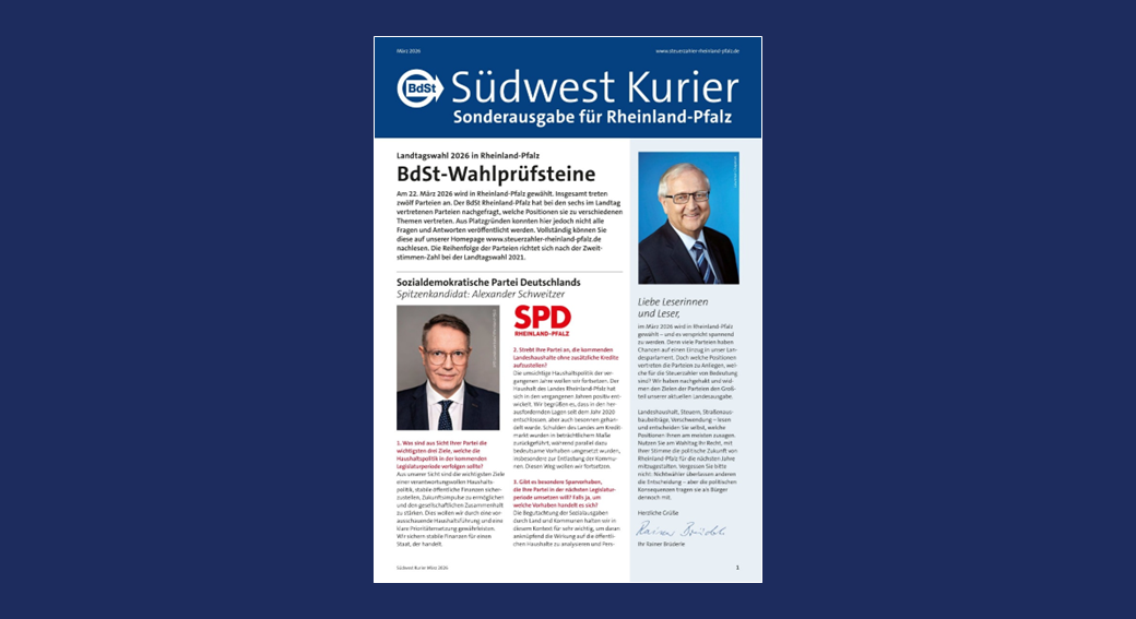 Landesbeilage Rheinland-Pfalz/Saarland März 2026 (Sonderausgabe für Rheinland-Pfalz)