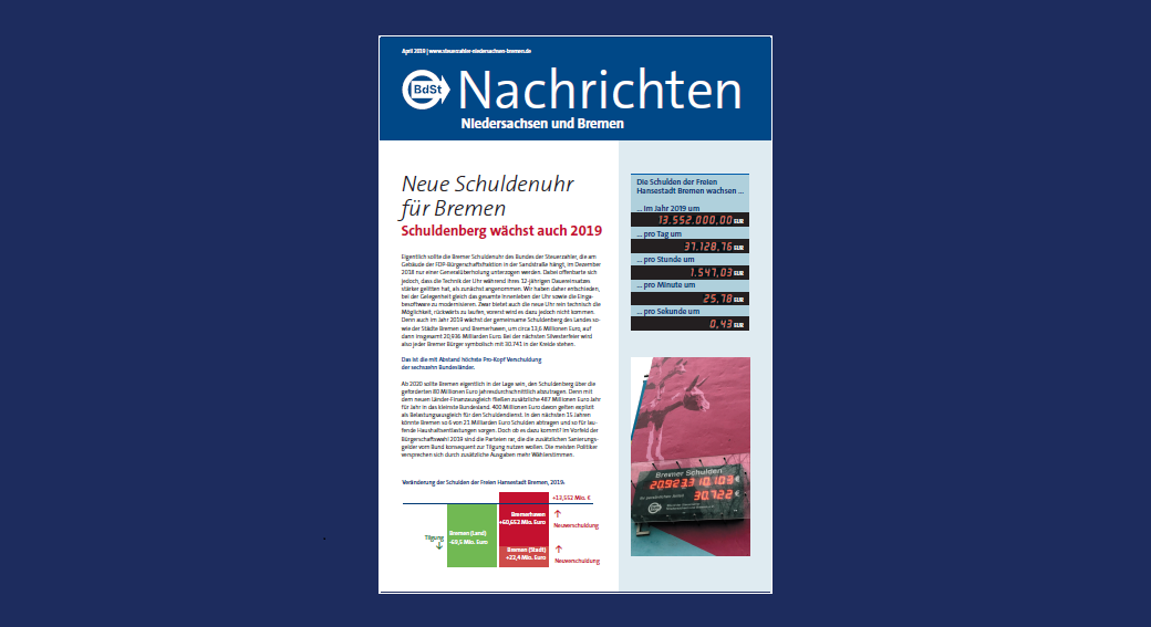 BdSt-Nachrichten Niedersachsen und Bremen April 2019