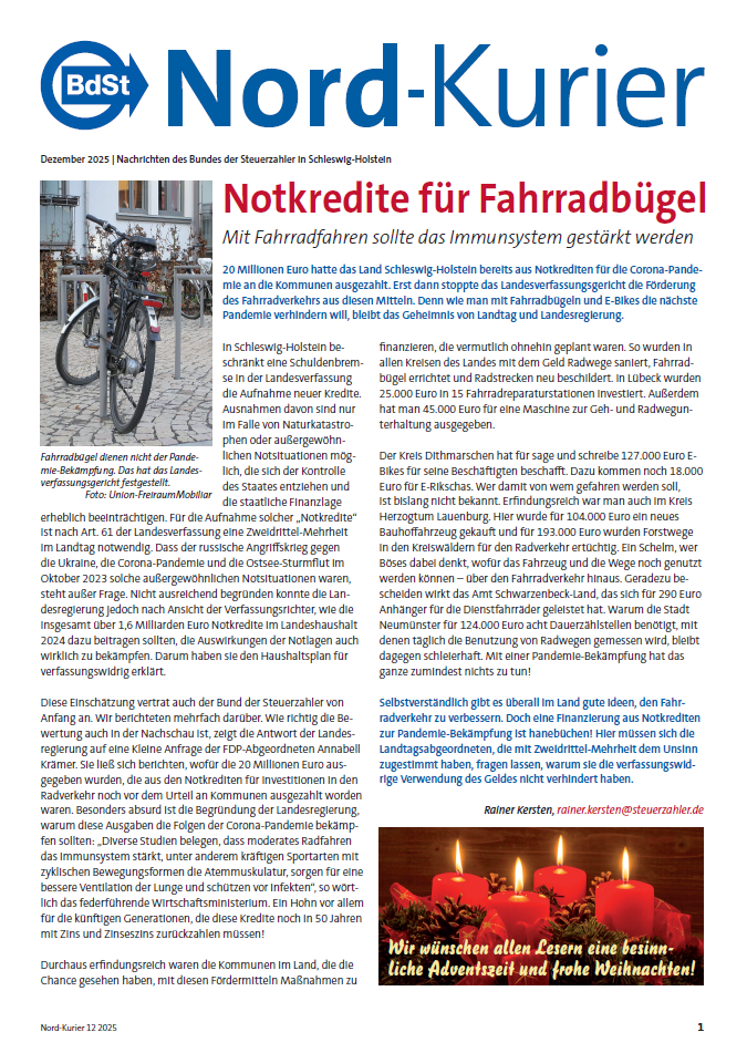 Landesbeilage Schleswig-Holstein Dezember 2025