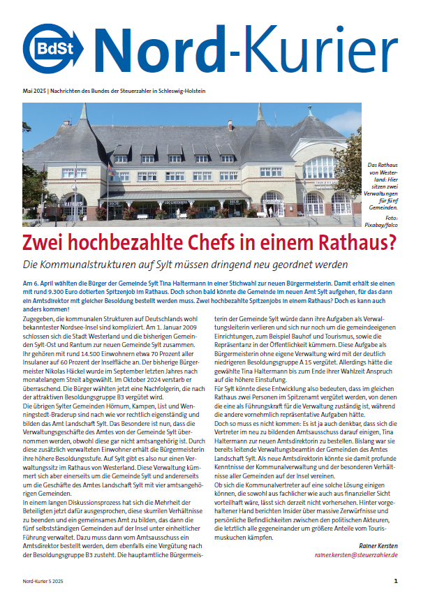 Landesbeilage Schleswig-Holstein Mai 2025