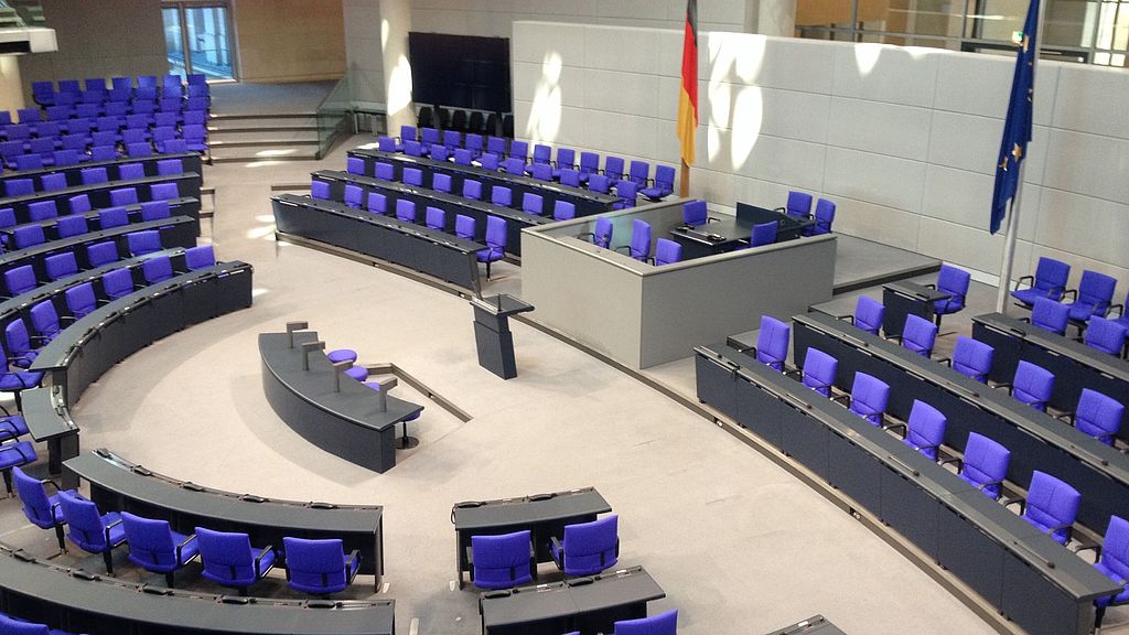 Deutscher Bundestag Plenarsaal Diätenautomatismus