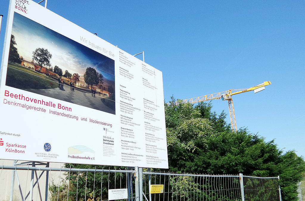 Sanierungsende in Sicht: Beethovenhalle Bonn